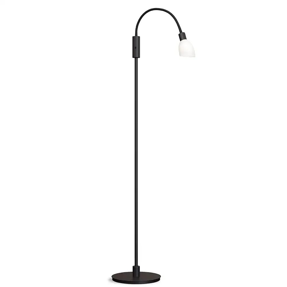Cut floor lamp black G9