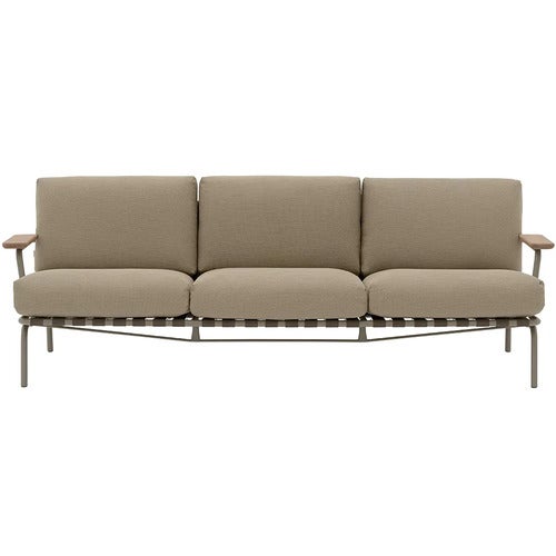 Settle 3-seater sofa Ribbed Weave 5/Taupe 