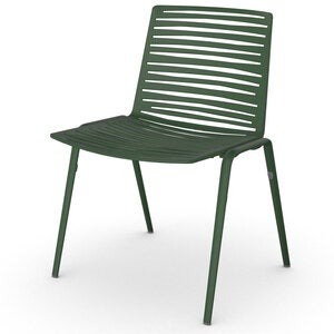 Zebra dining chair Dark Green