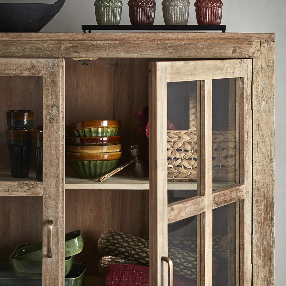 Riko Vitrine cabinet Natural