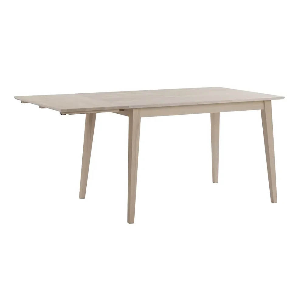 Filippa drop leaf table 120-165x80 cm white pigmented oak