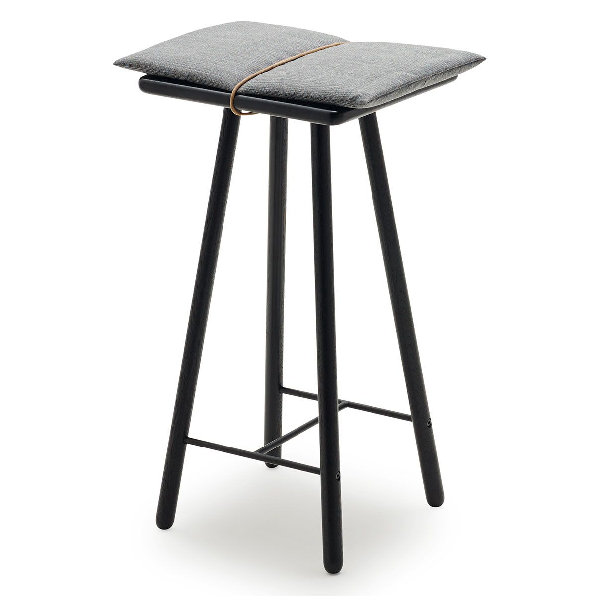Georg Barstool Low Black Oak
