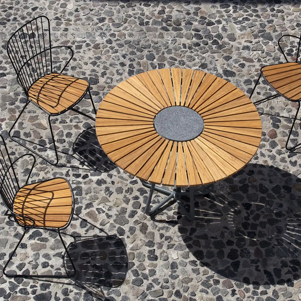 Paon dining chair black steel