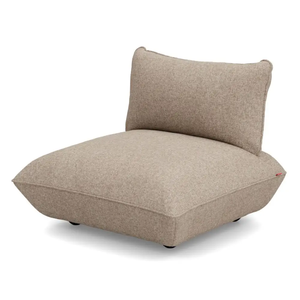 sumo seat boucle recycled brown