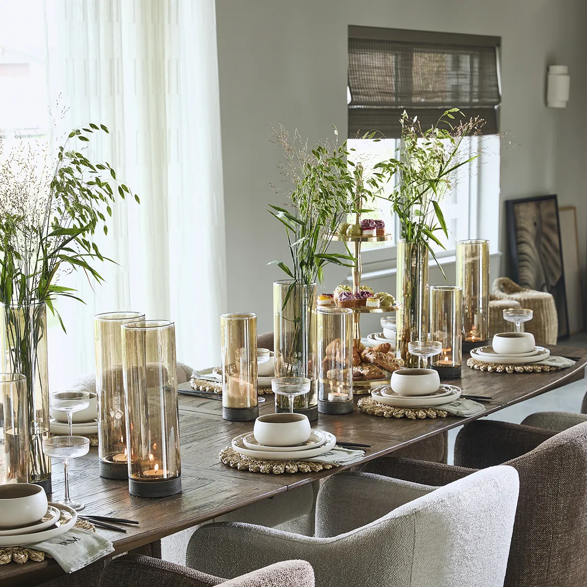 Dining Chair Napoli Beige with armrest