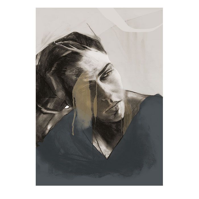 Anna Bülow poster Strong 50x70 cm