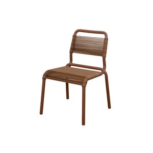 Al Dente chair, stackable m/desert red Weave Desert red