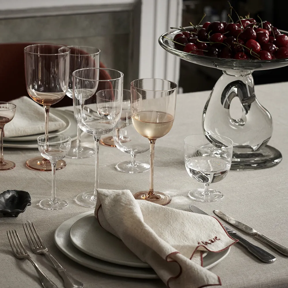 Damo Glass Centrepiece - Clear