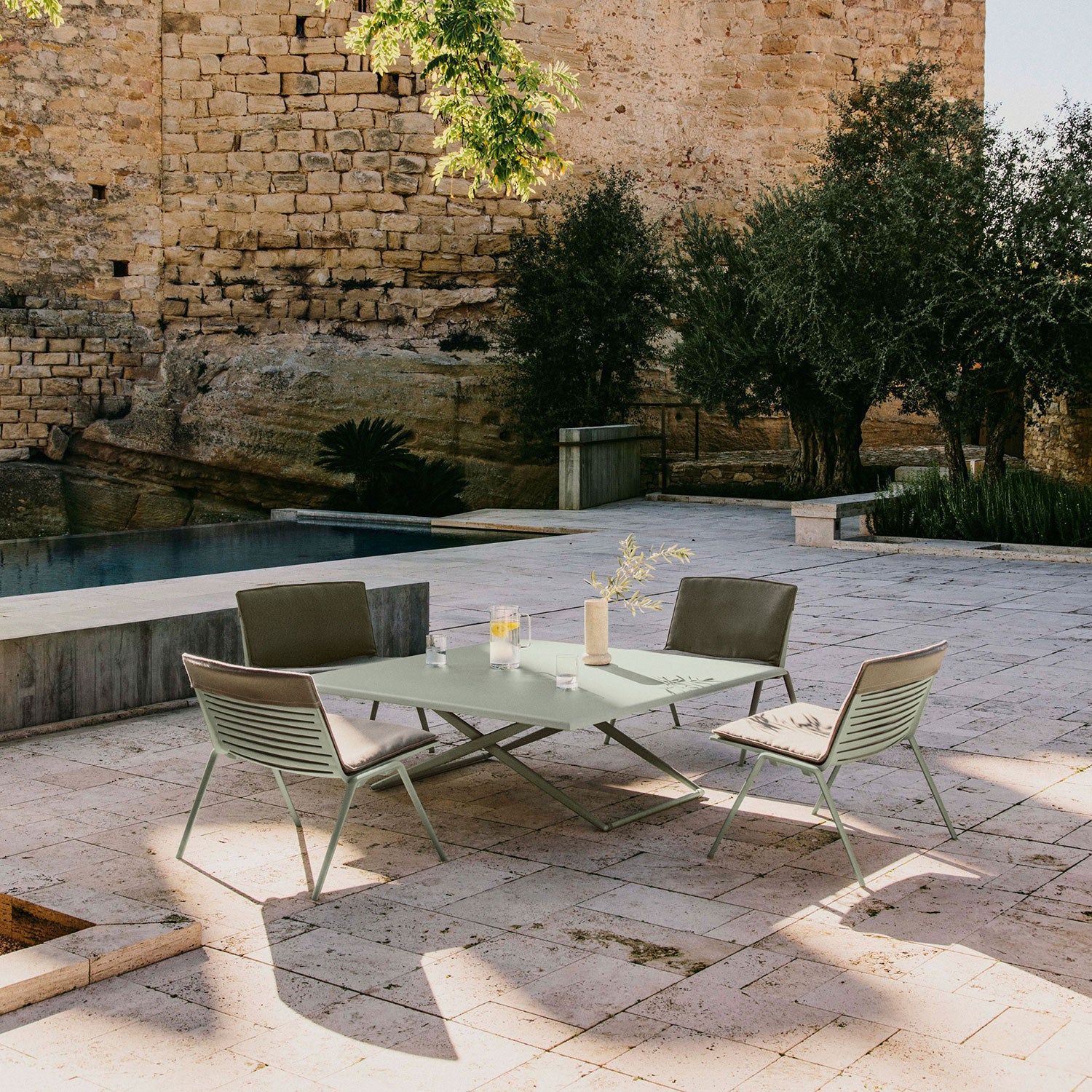 Zebra armchair Light Blue