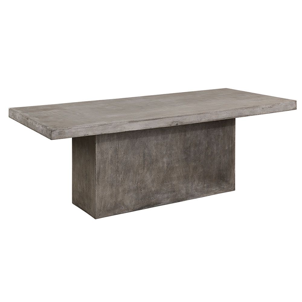 Campos Delgado Dining Table 90X200 Concrete 6 Cm