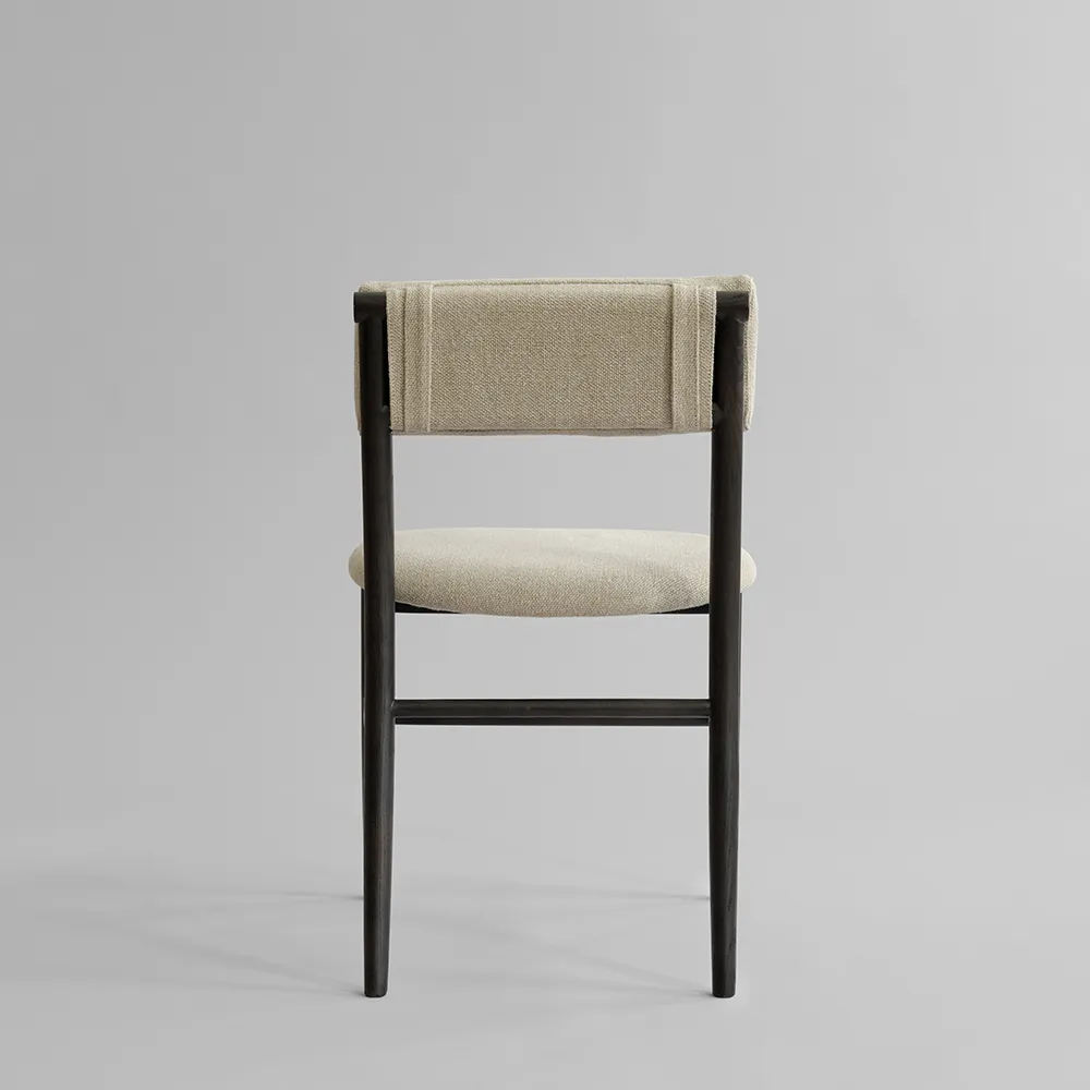 Nama Dining Chair - Coffee Black, Linen