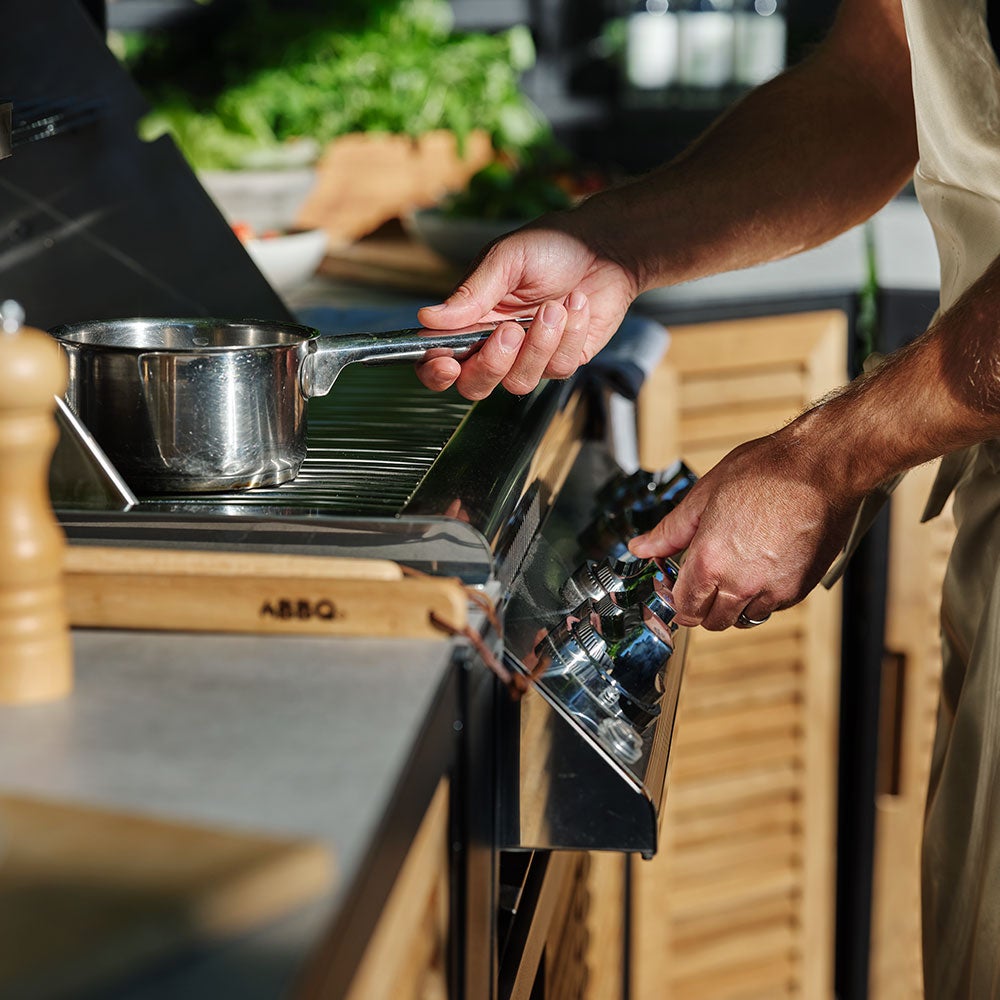 Fornax kitchen unit large black/grey