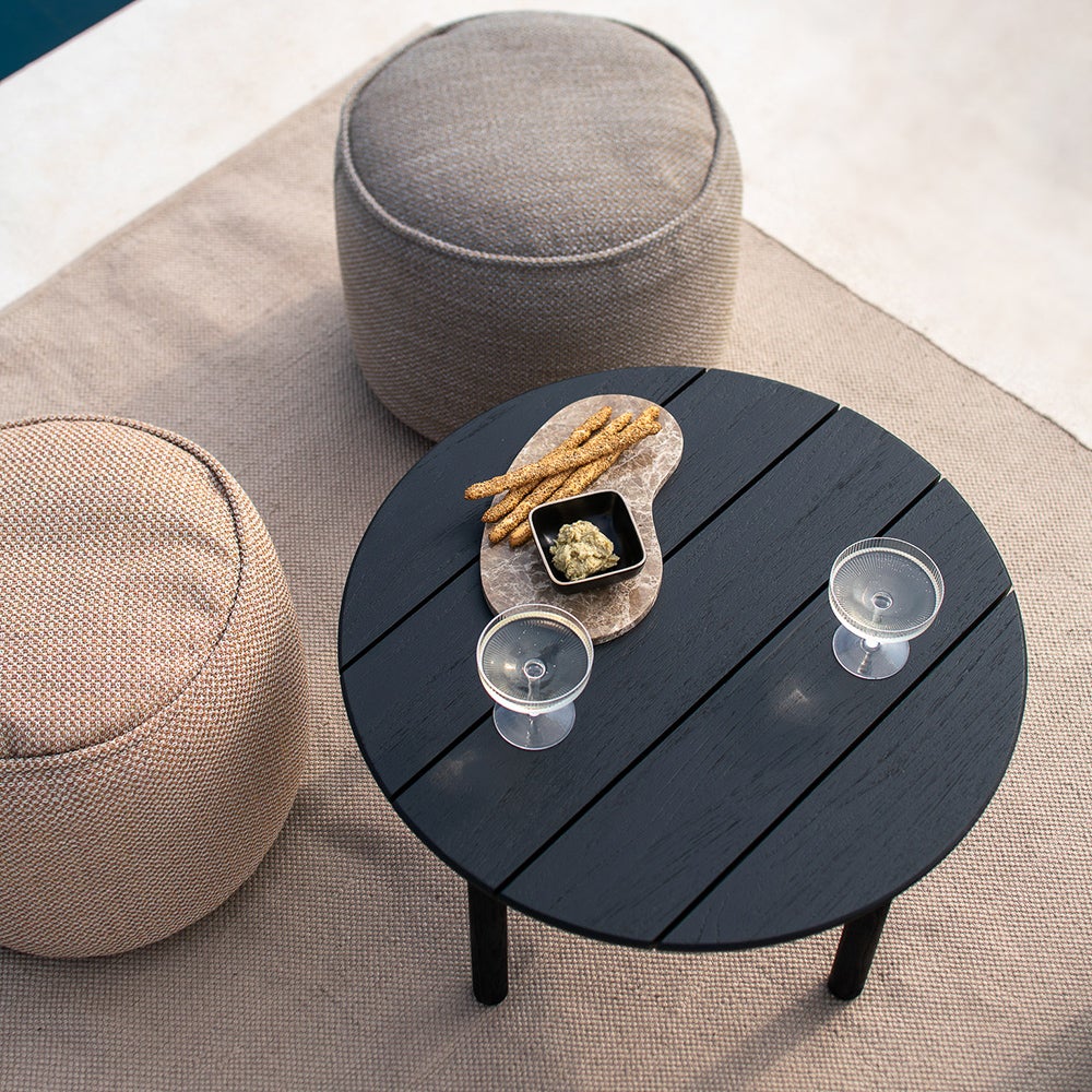 Quatro Coffee Table Ø68 cm Black