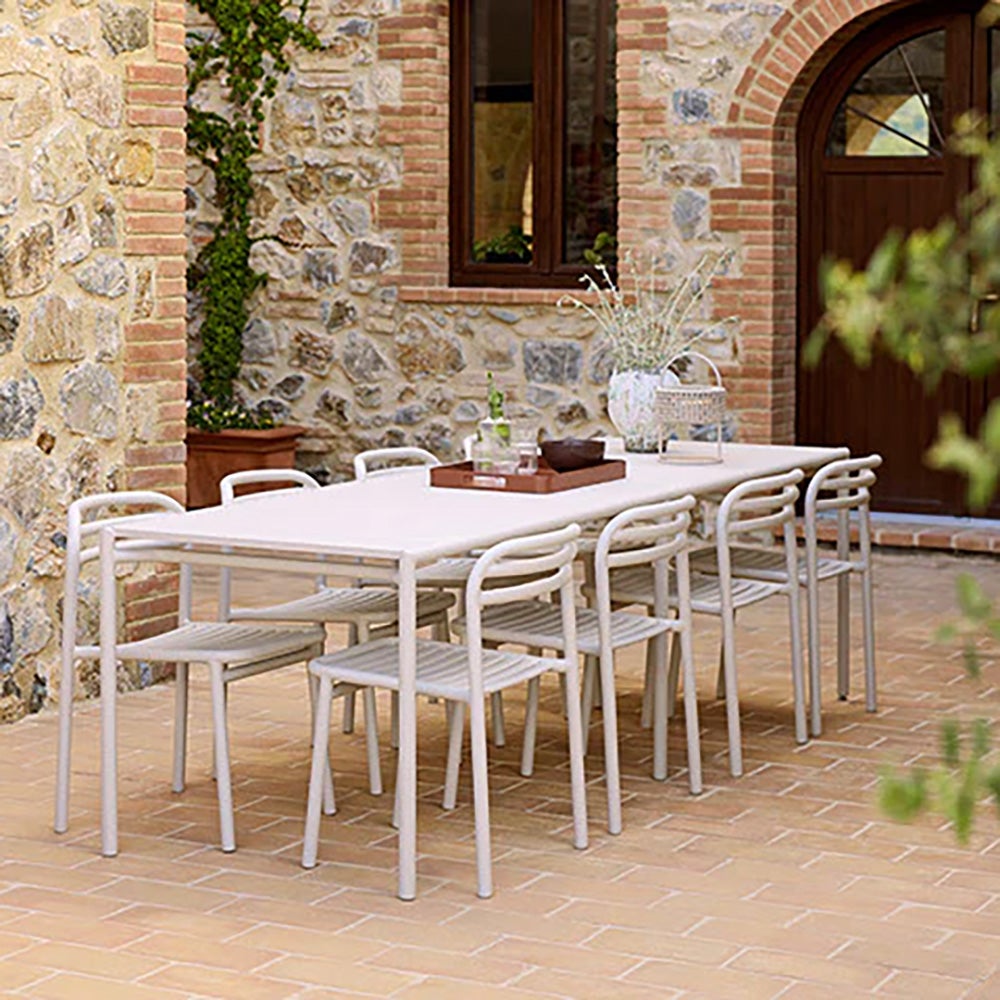 Bliss dining table extension plate incl. legs Desert red aluminium