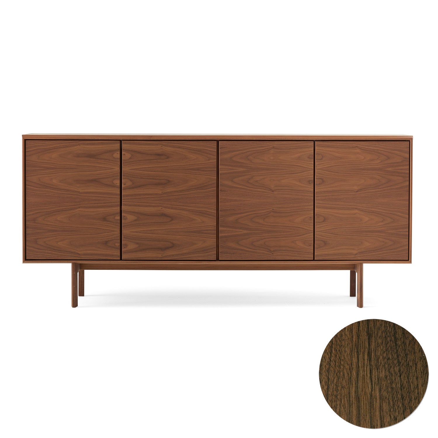 Sm544 Sideboard Walnut Natural Oil 190X43X85 cm