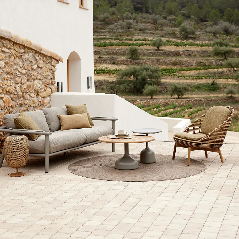 Sticks 2 seater sofa Taupe