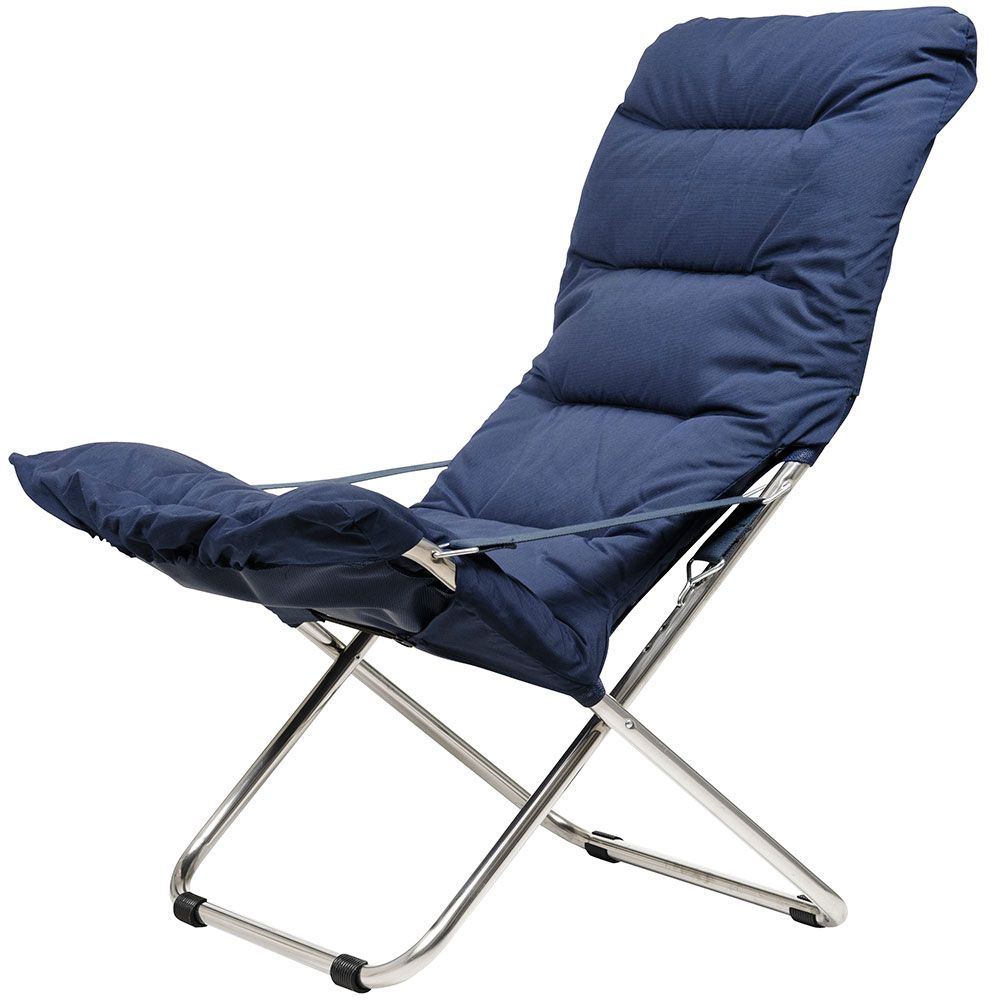 Fiesta cushion for sunbed blue olefin