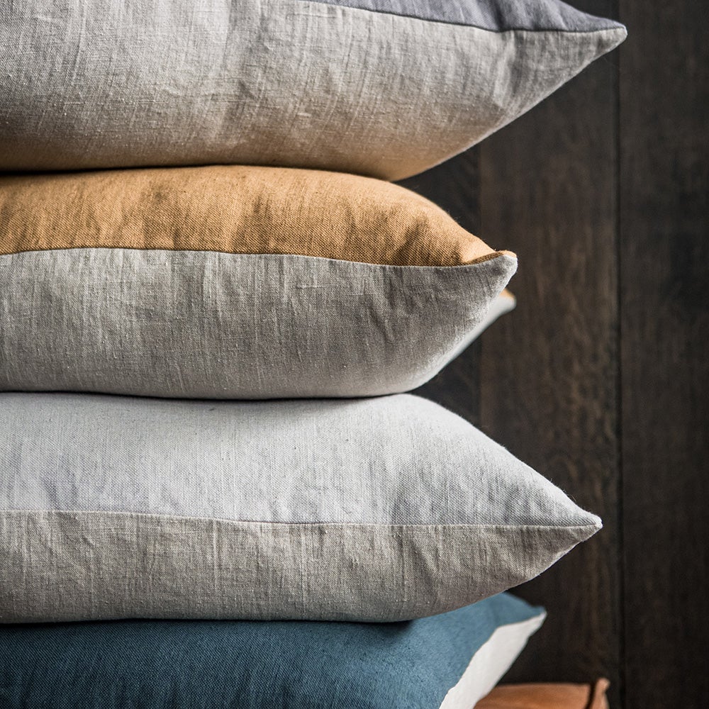 Lin Cushion Ginger 50x50 cm