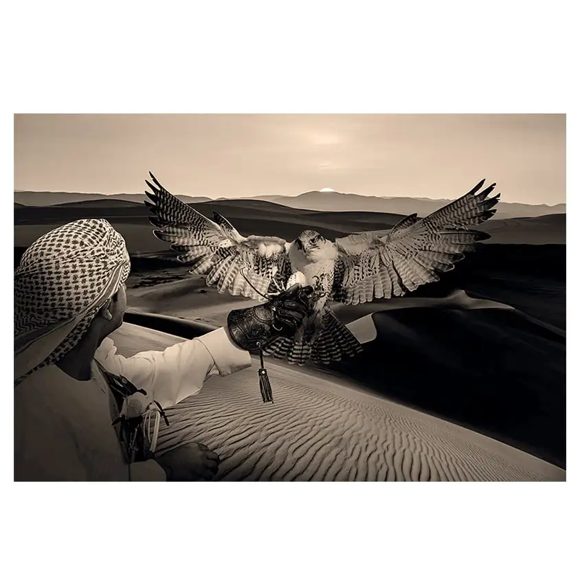 Wall decor Arabian Hunt 120x80 cm
