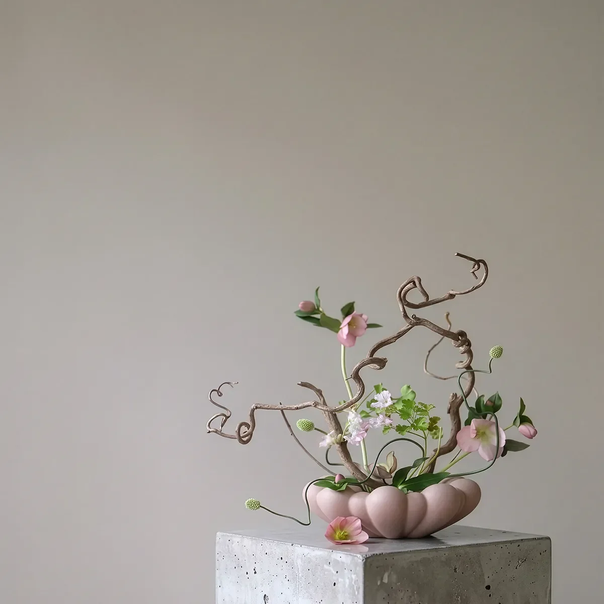 Handmade Decorative Bowl Bloom Rose Ø 28,5 cm
