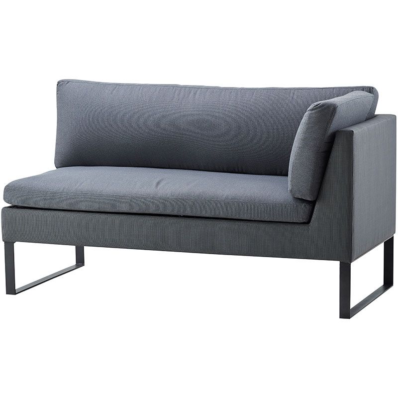 Flex 2-Seater Left Grey