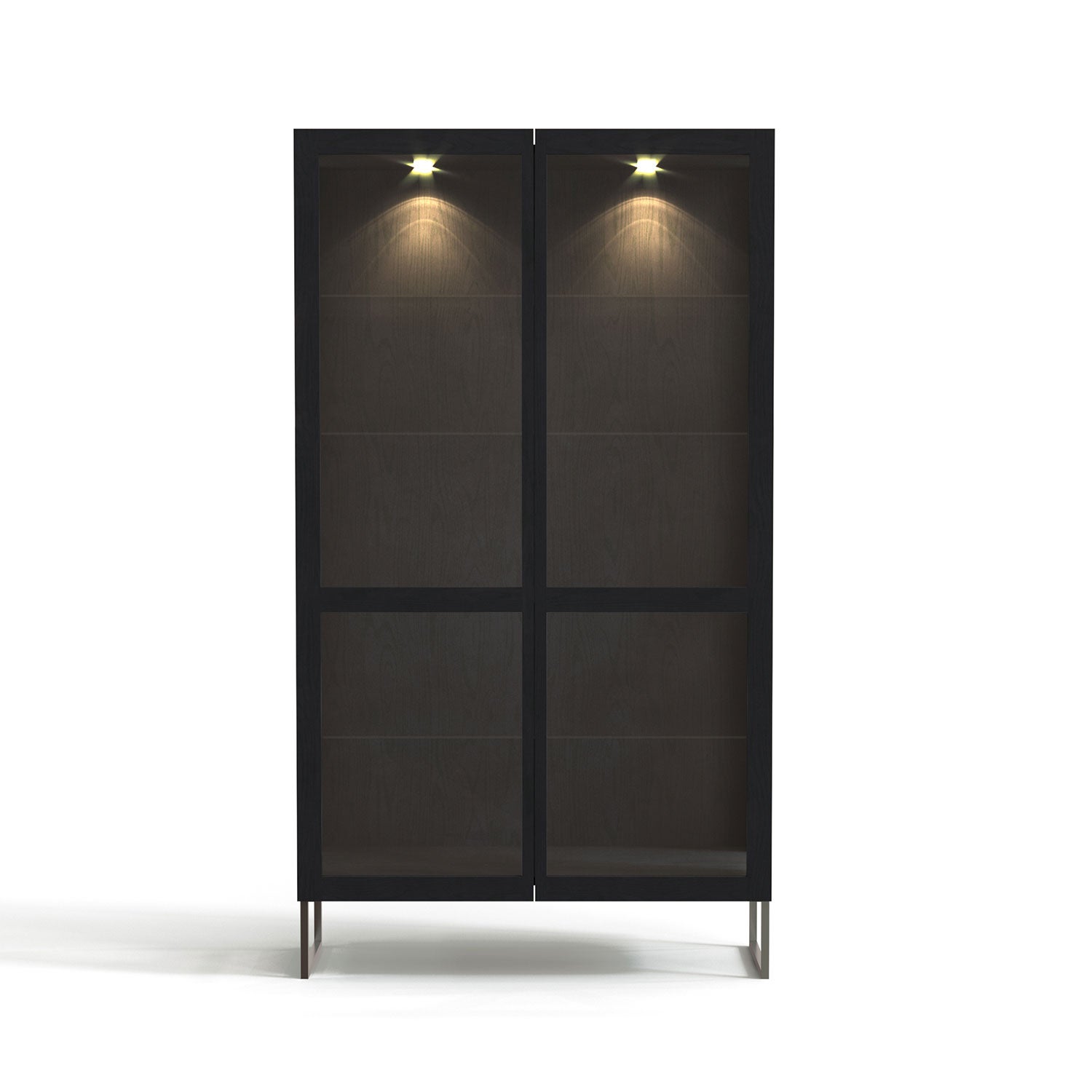 Sm452 Cabinet Oak Lacquer 100X43X162cm