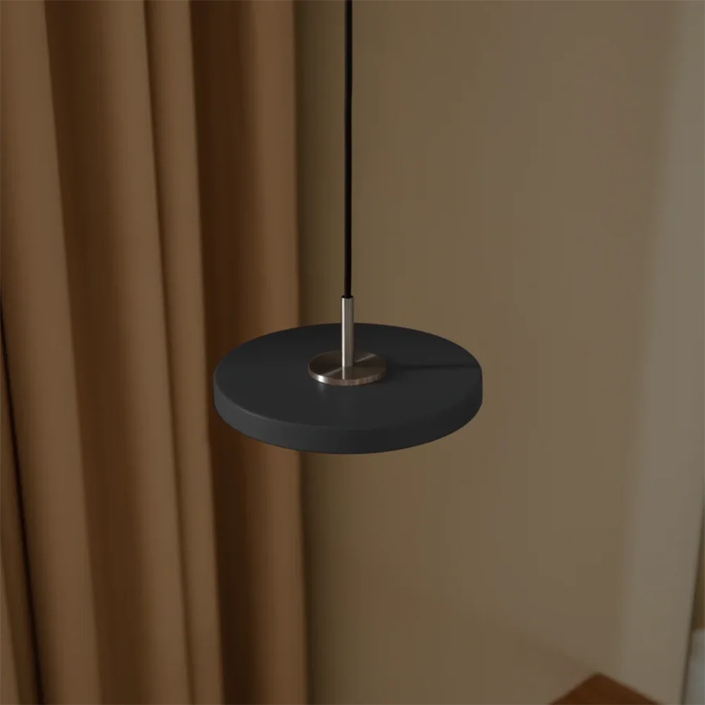 Asteria Micro Lamp Ø15 cm Anthracite Grey/Steel