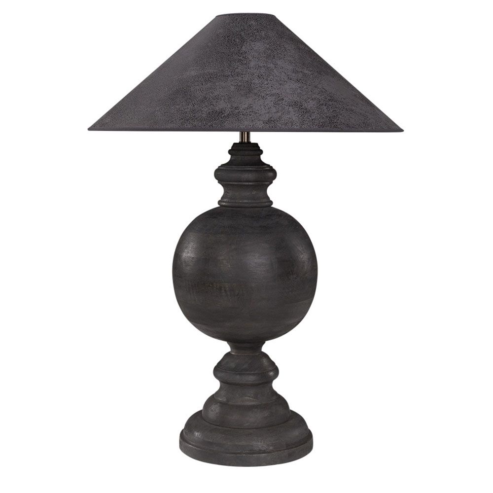 Lazio Table Lamp Antique Wood