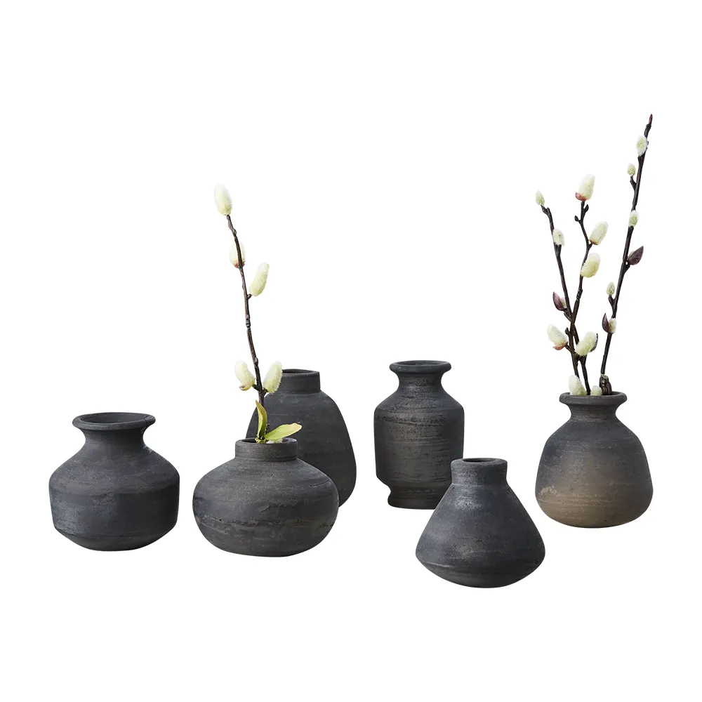 FLODA urn black set of 6
