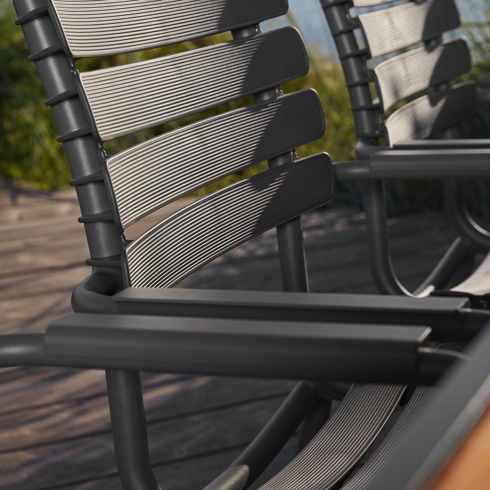 ReCLIPS Dining Chair Black/Black Aluminium