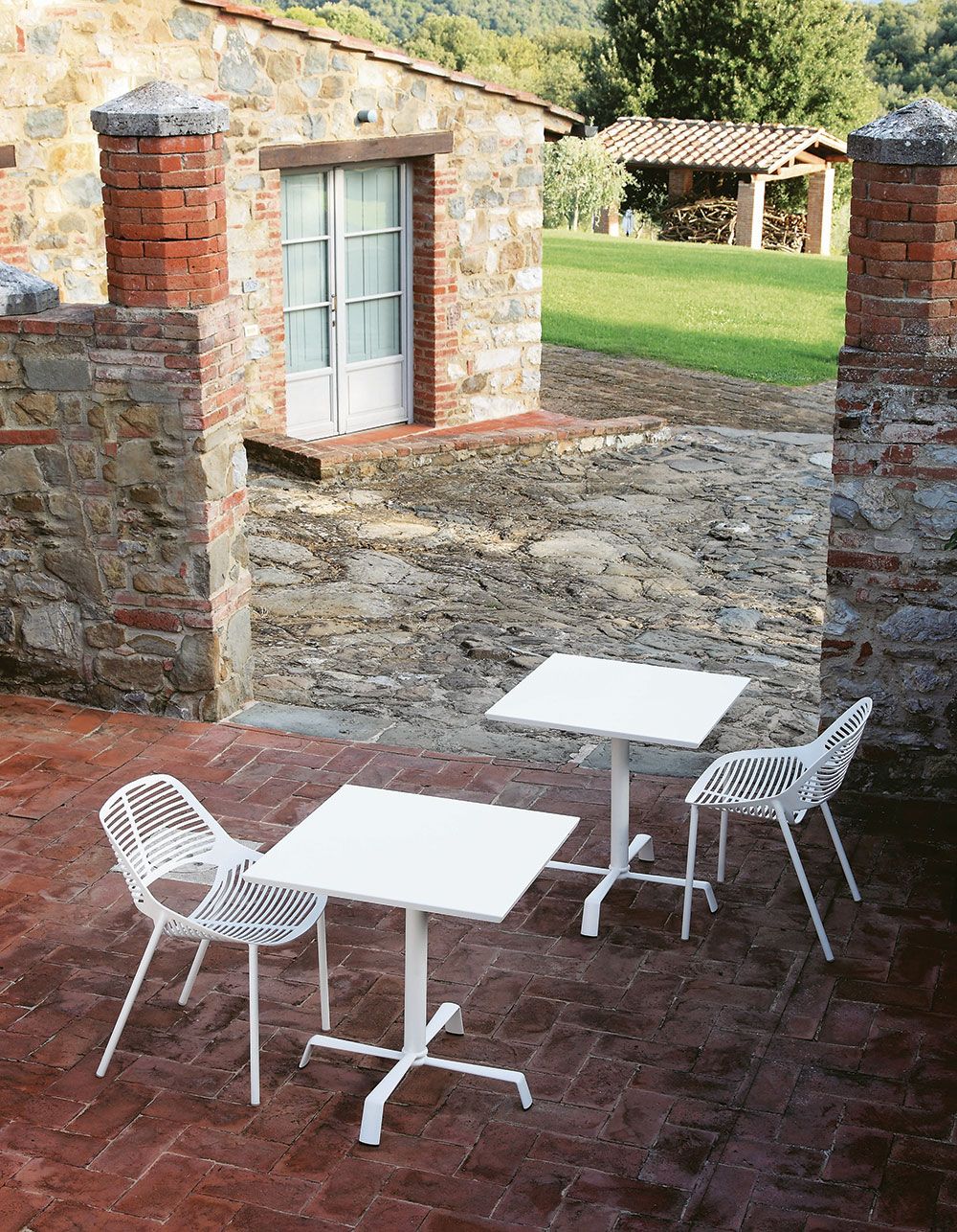 Niwa Chair White Aluminium