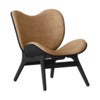 A Conversation Piece Lounge Chair Black Oak/Sugar Brown