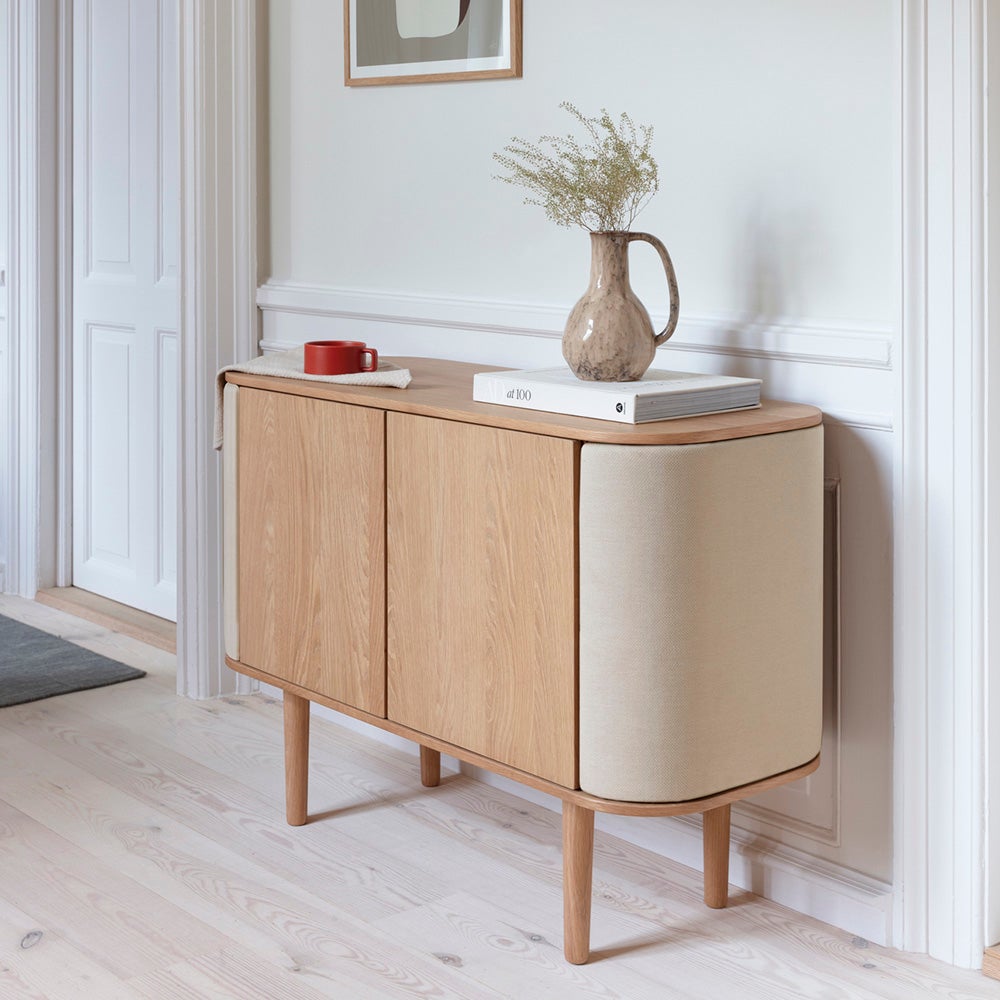  Treasures 2-door cabinet Oak/white sands