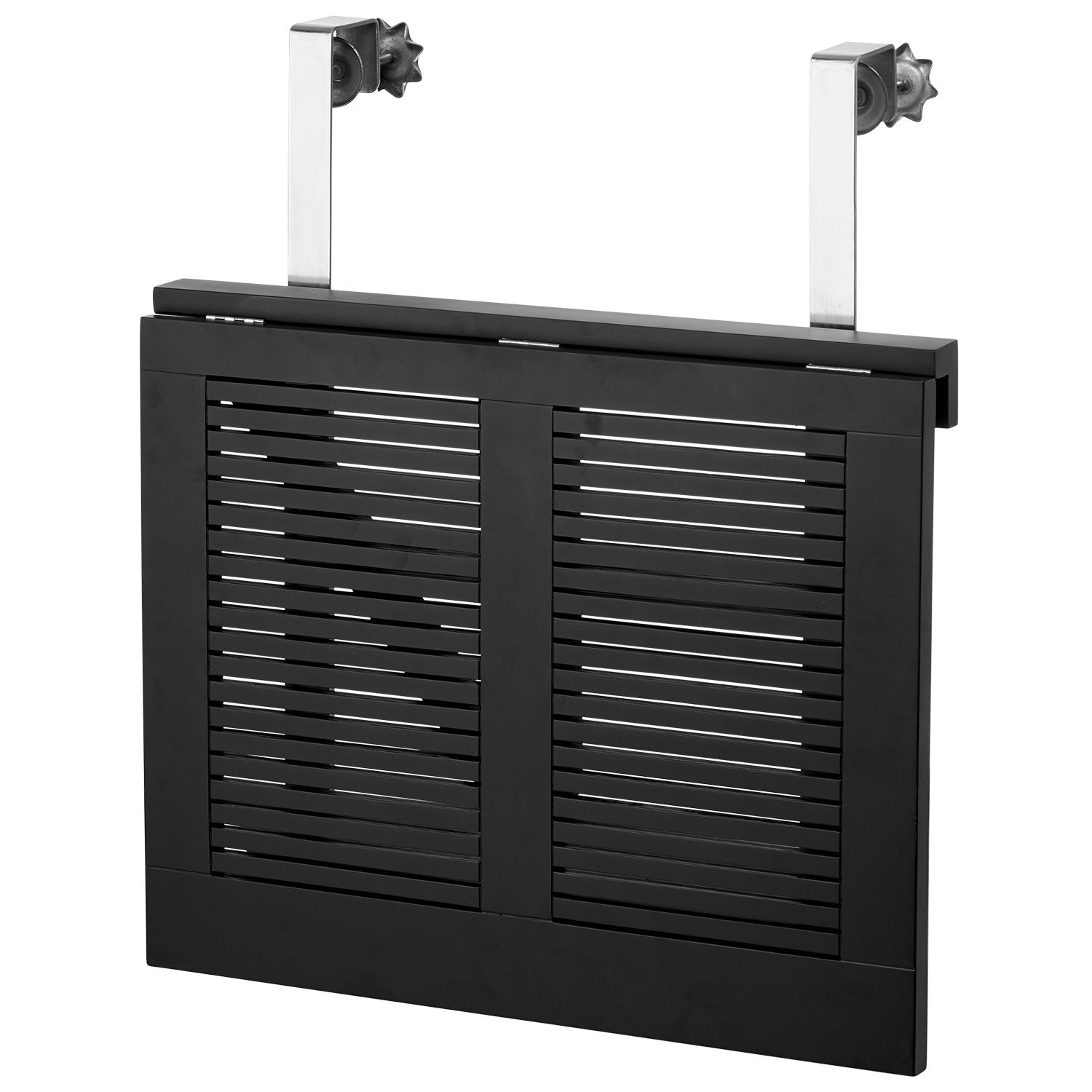 Balcony table 51x65 cm black