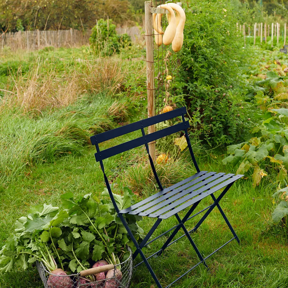 Bistro 2-seater ottoman Deep blue