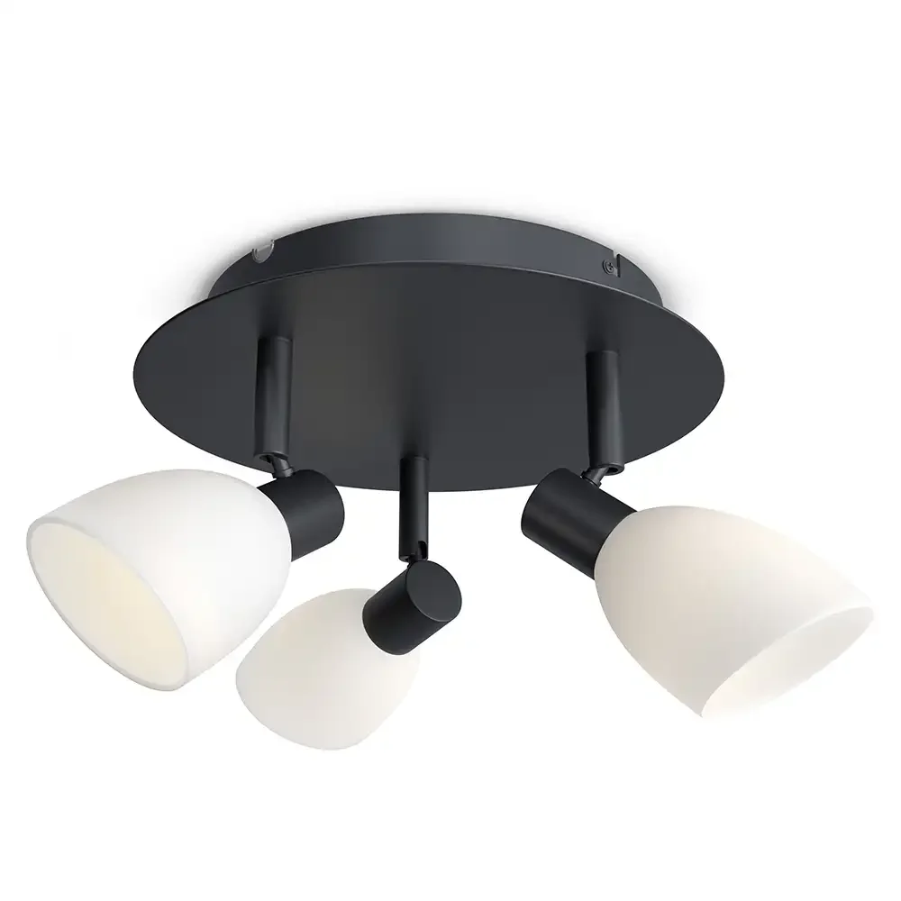 Cut spotlight 3 black G9