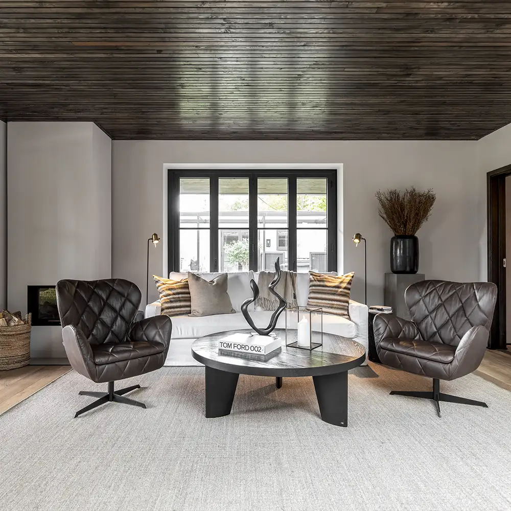 Jade Armchair Espresso leather