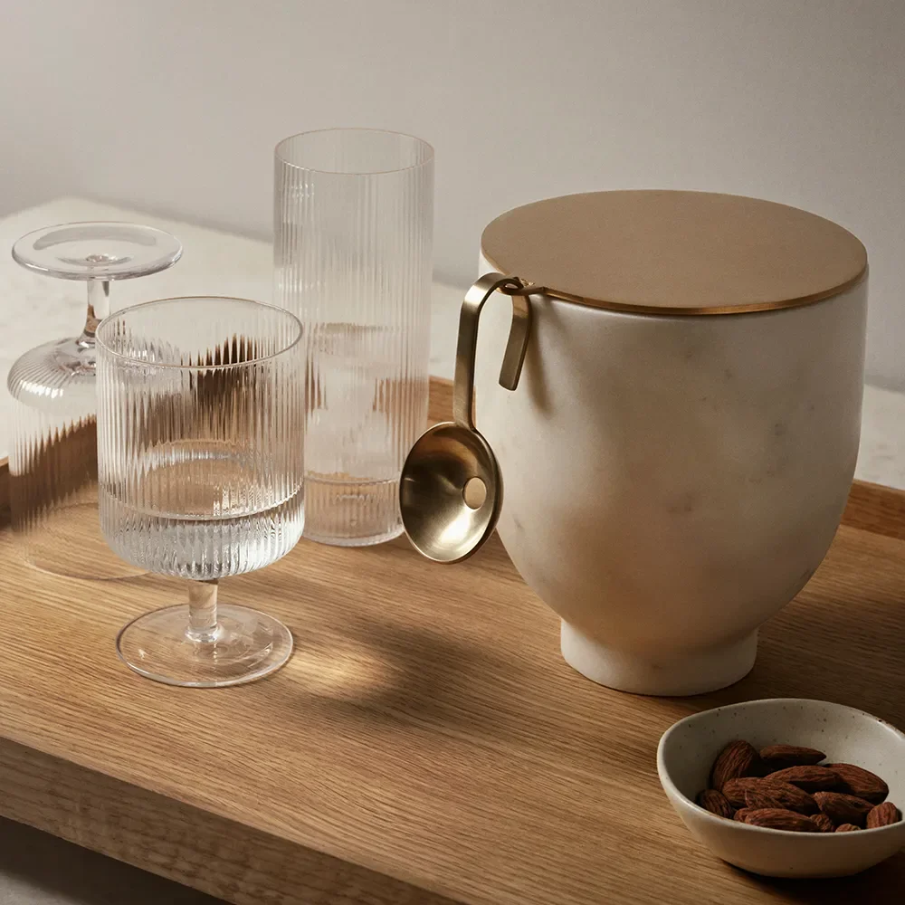 Ripple Wine Glasses - Set of 2 - Clear