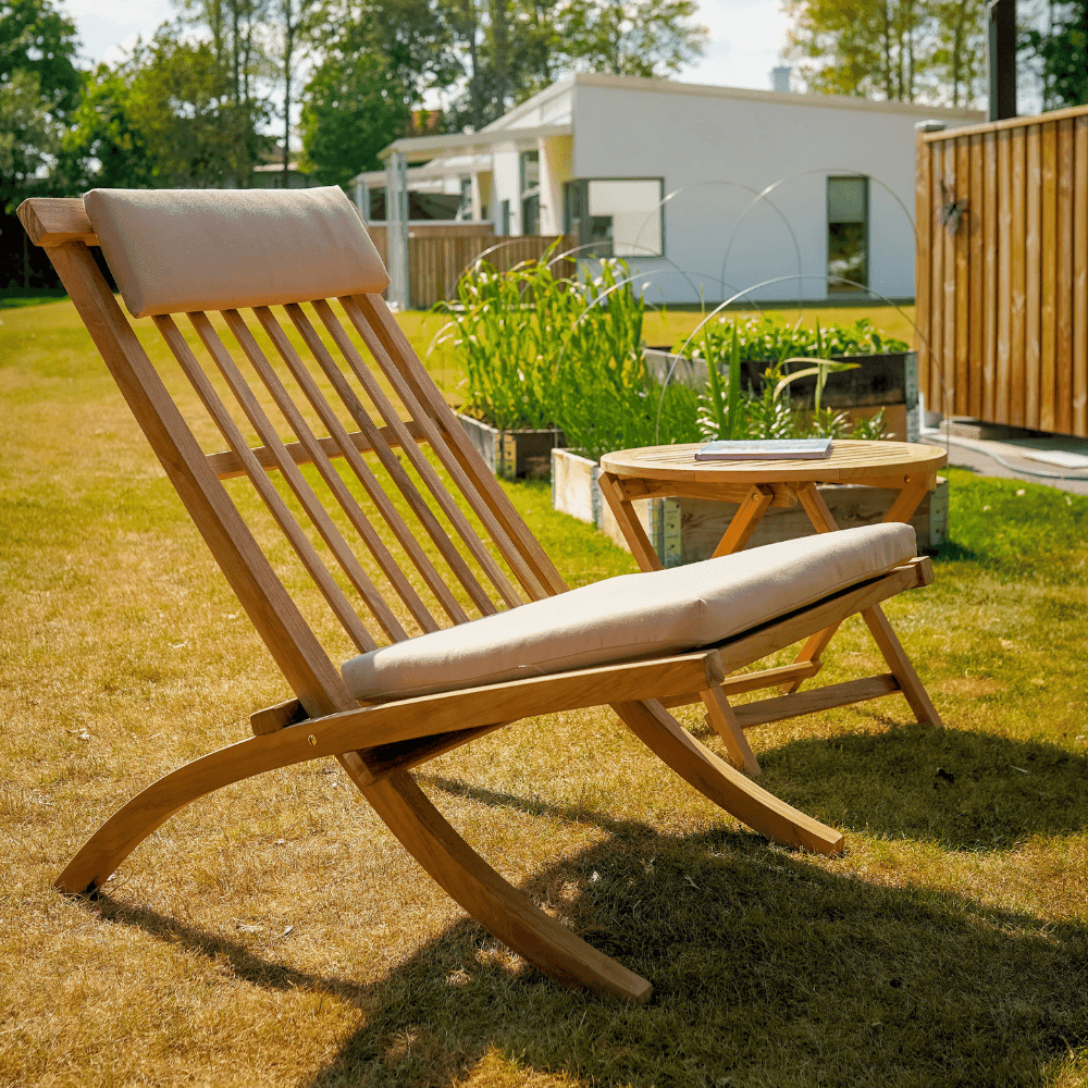 Muskö teak lounge chair