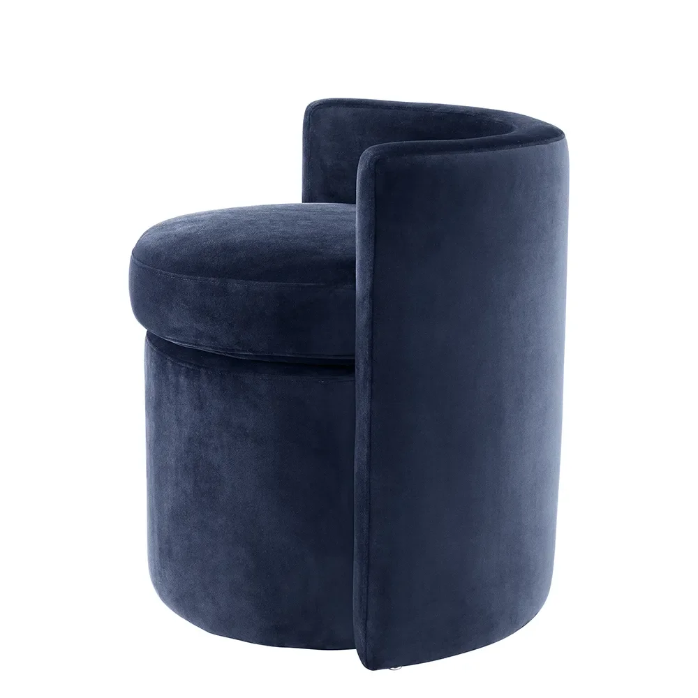 High Armchair Arcadia Savona midnight blue