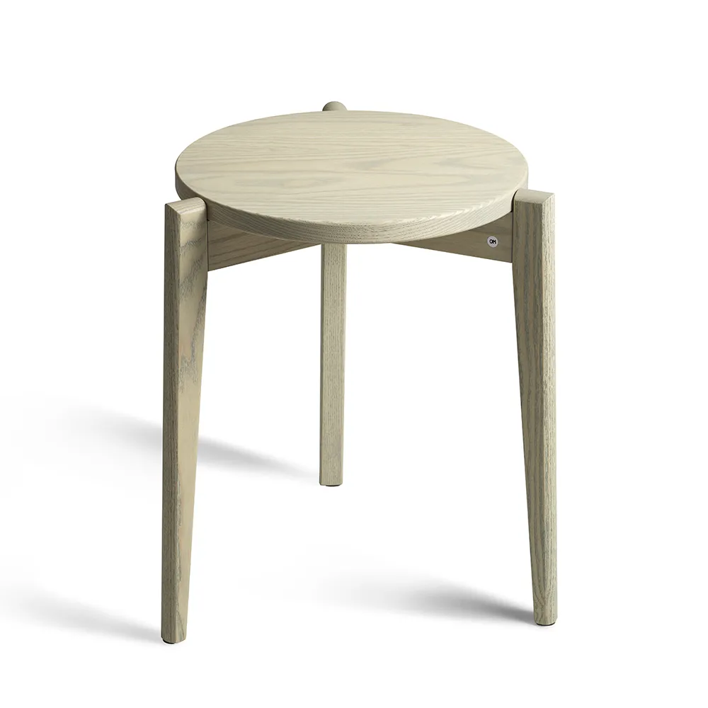 Vinz Stool Grey Oiled Ash