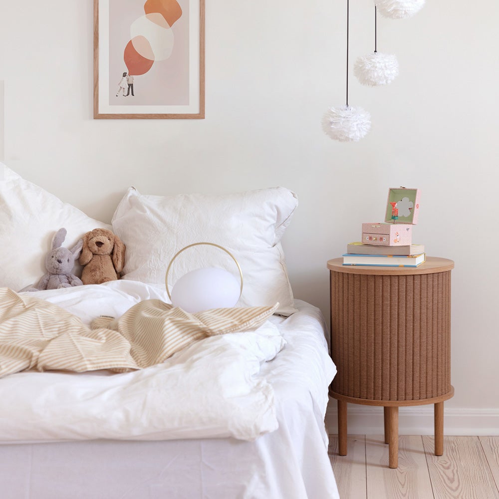 Audacious Side Table Oak/Sugar Brown