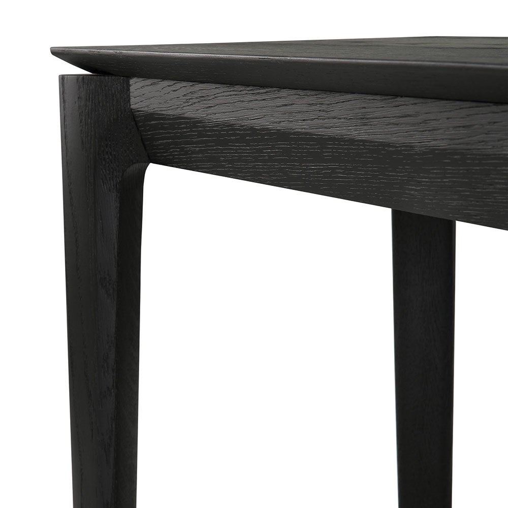 Bok Bench 35x186 cm Black lacquered oak