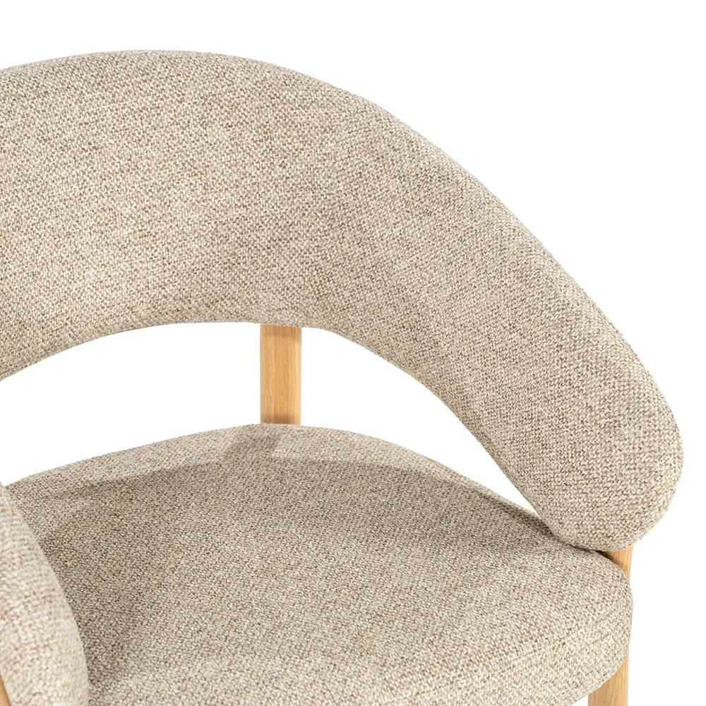 Dining Chair Sedia Natural with armrest