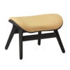 A Conversation Piece Ottoman Footstool Black Oak/Summer Shine