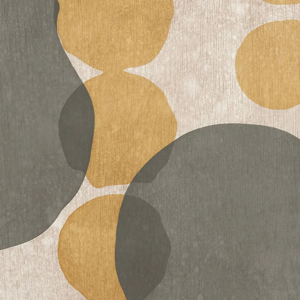 Layered Dots tray - glass - Cinnamon - square - L