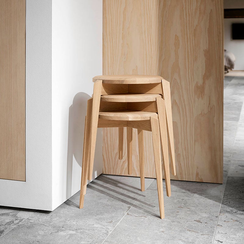 Stool SM840 oiled oak