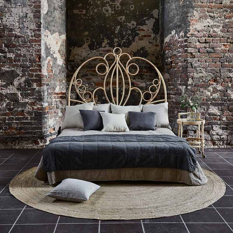 Headboard Natalia 180 Cm Rattan Natur