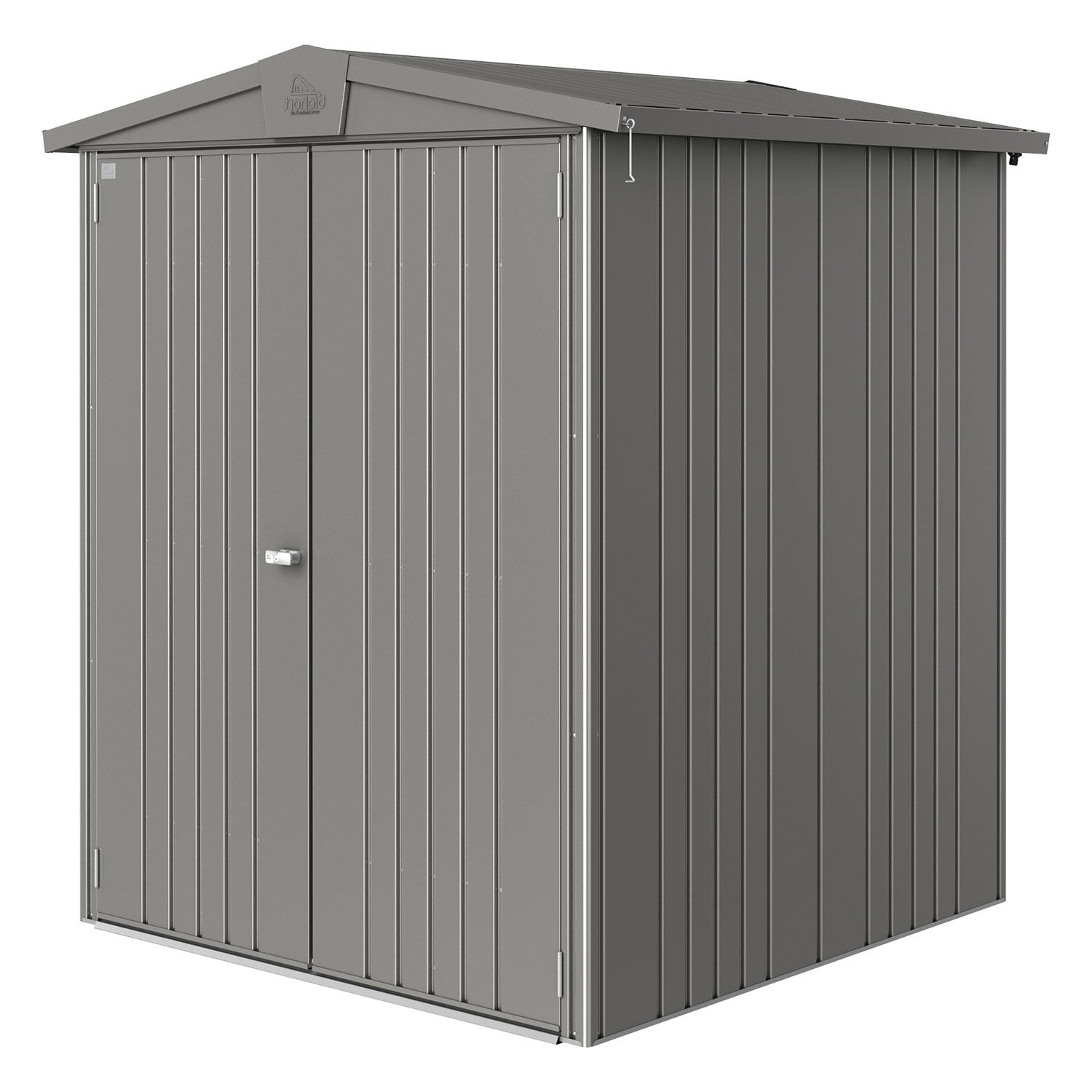 Europa Garden shed size 2 metallic quartz-grey Biohort