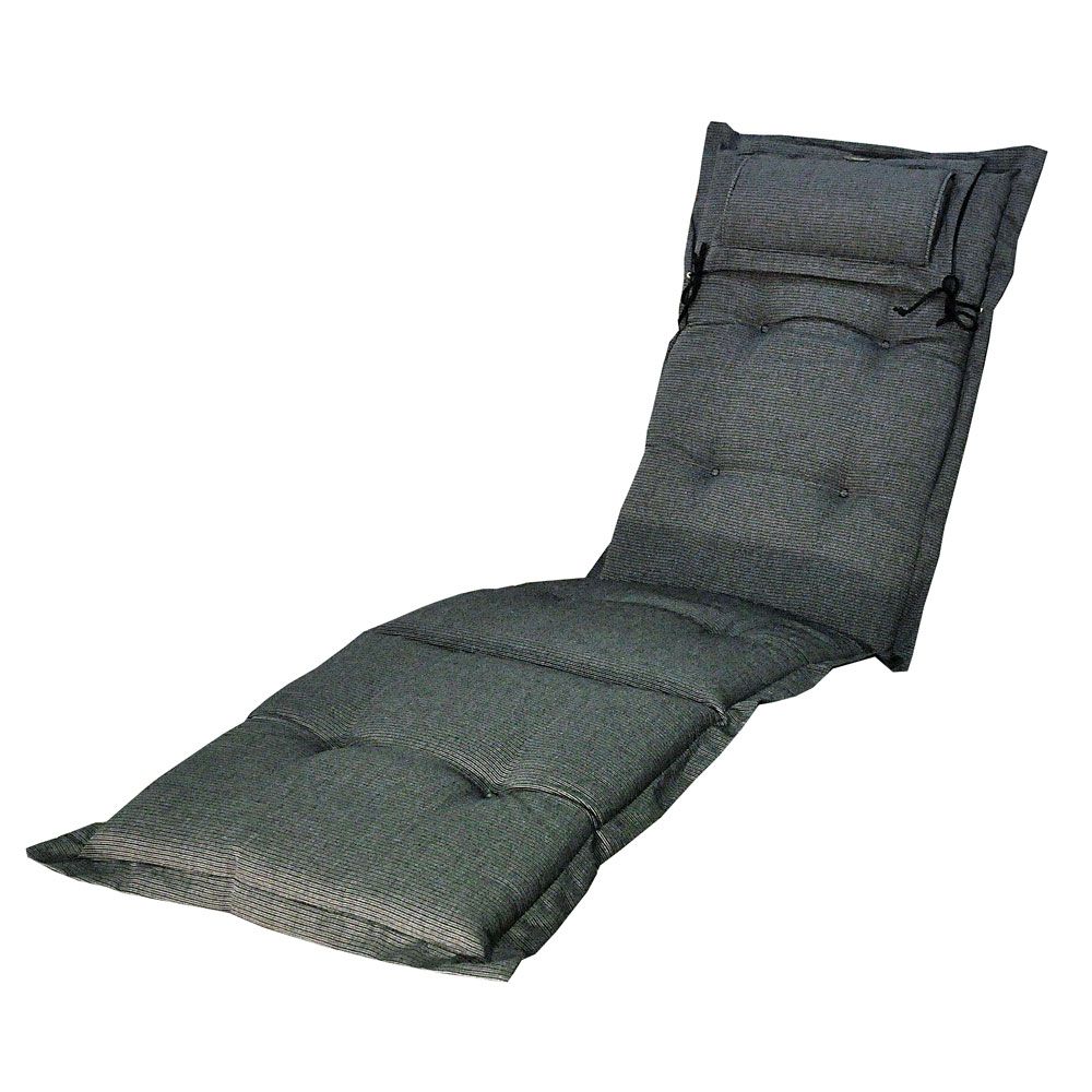 Canyon Deck Chair Cushion Structured Dralon Granite grey